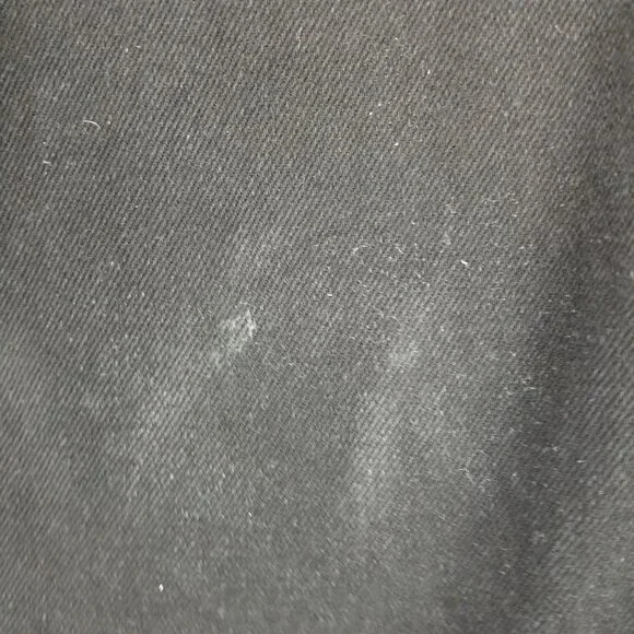 Nasty Gal Jeans Womens 8 Black Organic Cotton High Wide Leg Frayed Crop *Read* - Picture 2 of 16